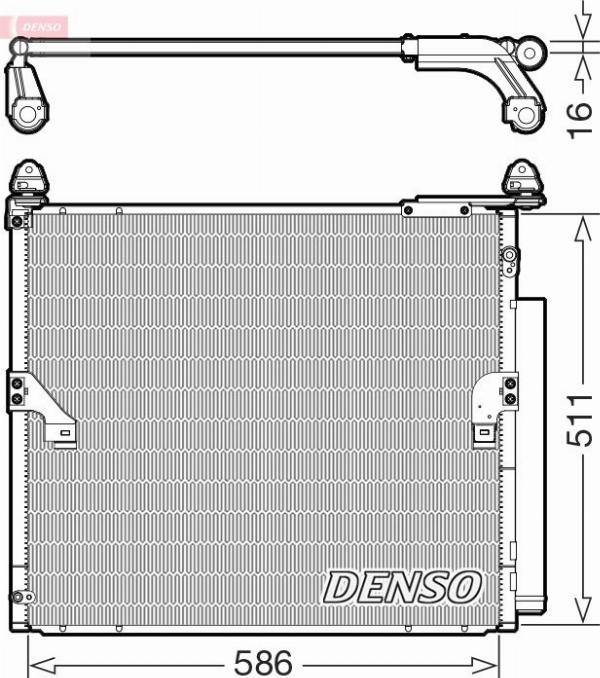 Denso DCN50063 — Skraplacz, klimatyzacja
