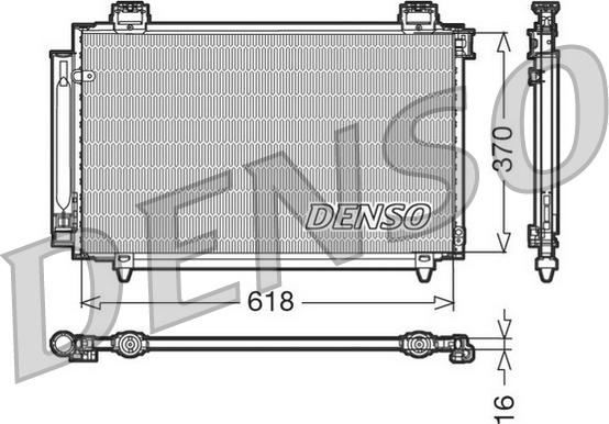 Denso DCN50016 — Skraplacz, klimatyzacja