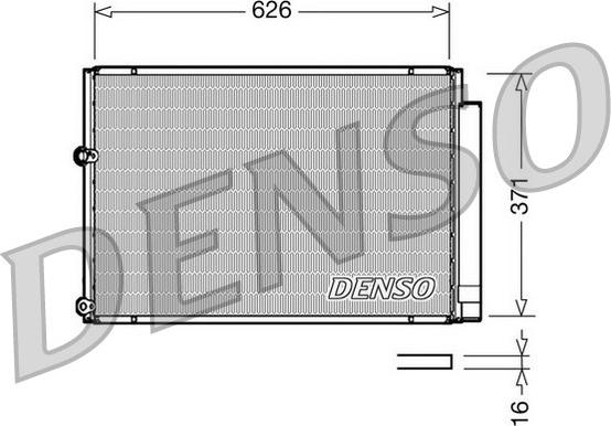 Denso DCN50018 — Skraplacz, klimatyzacja