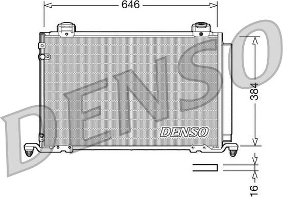 Denso DCN50026 — Skraplacz, klimatyzacja