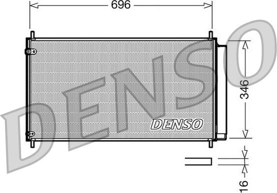 Denso DCN50022 — Skraplacz, klimatyzacja