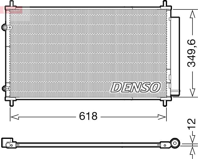 Denso DCN50117 — Skraplacz, klimatyzacja
