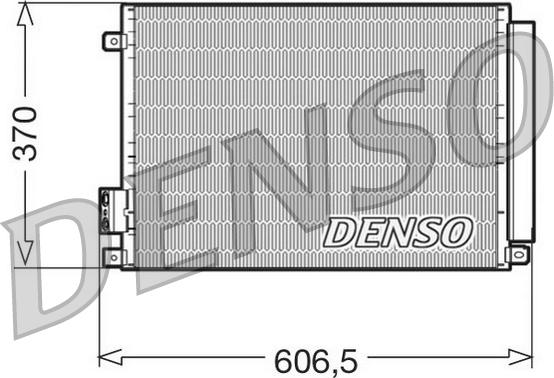 Denso DCN09045 — Skraplacz, klimatyzacja