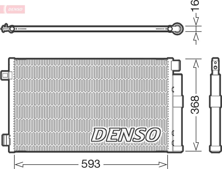 Denso DCN09147 — Skraplacz, klimatyzacja