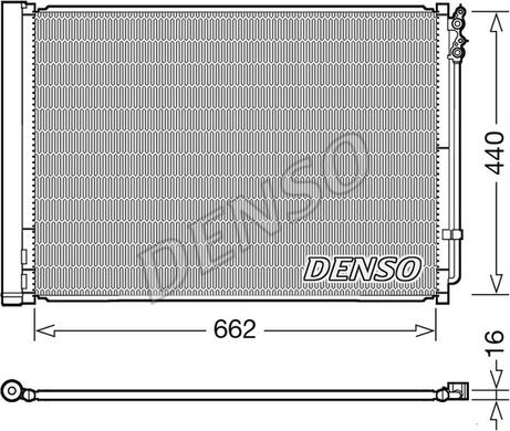 Denso DCN05032 — Skraplacz, klimatyzacja
