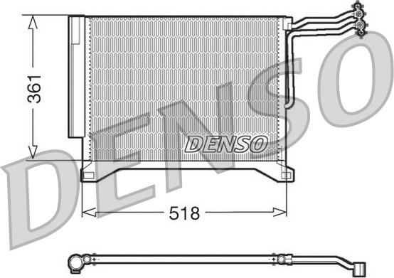 Denso DCN05100 — Skraplacz, klimatyzacja