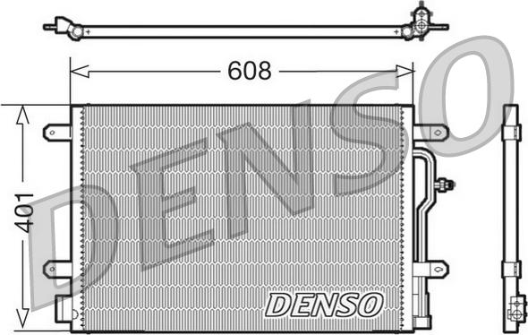 Denso DCN02011 — Skraplacz, klimatyzacja