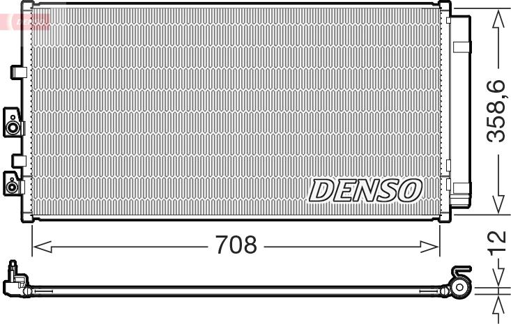 Denso DCN10062 — Skraplacz, klimatyzacja