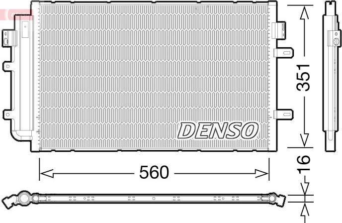 Denso DCN12005 — Skraplacz, klimatyzacja