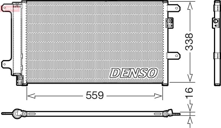 Denso DCN12007 — Skraplacz, klimatyzacja