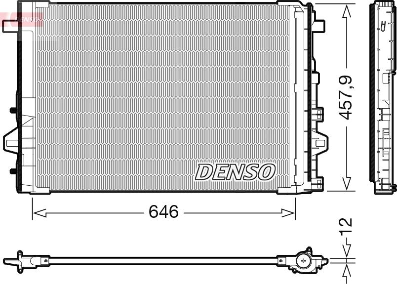 Denso DCN17059 — Skraplacz, klimatyzacja