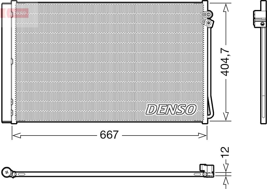 Denso DCN17062 — Skraplacz, klimatyzacja