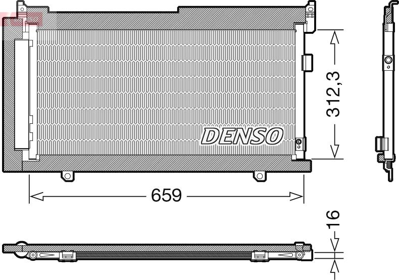 Denso DCN36006 — Skraplacz, klimatyzacja