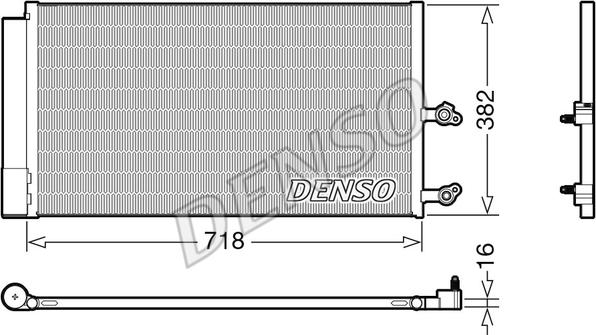 Denso DCN33014 — Skraplacz, klimatyzacja