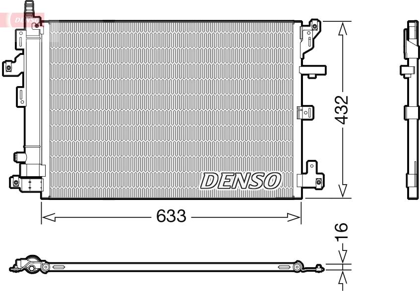 Denso DCN33012 — Skraplacz, klimatyzacja