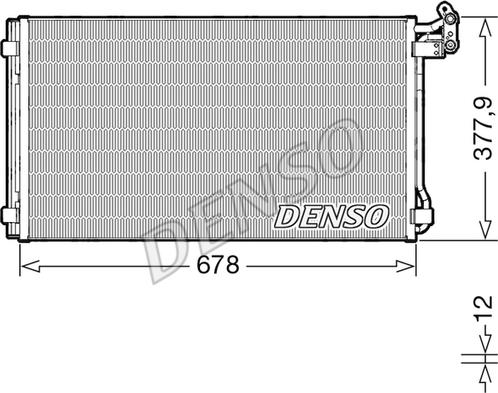 Denso DCN32068 — Skraplacz, klimatyzacja
