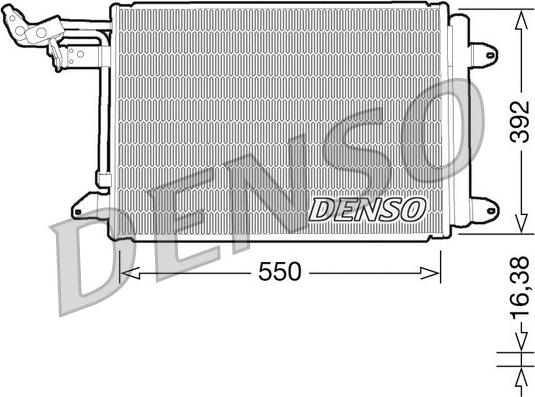 Denso DCN32002 — Skraplacz, klimatyzacja