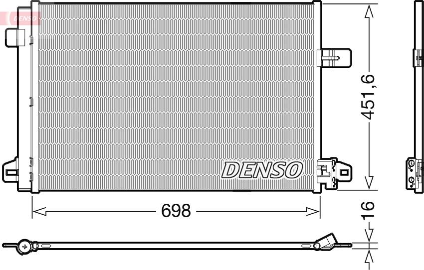 Denso DCN32028 — Skraplacz, klimatyzacja