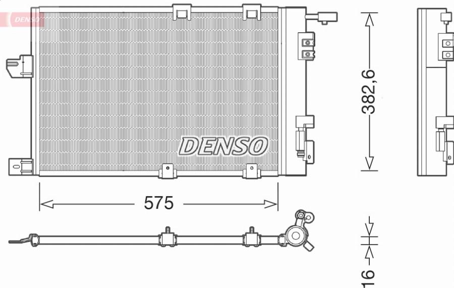 Denso DCN20038 — Skraplacz, klimatyzacja