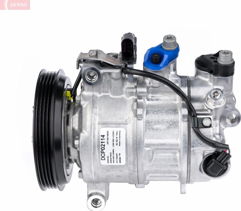 Denso DCP02114 - Sprężarka klimatyzacji sprężająca i cyrkulująca czynnik chłodniczy
