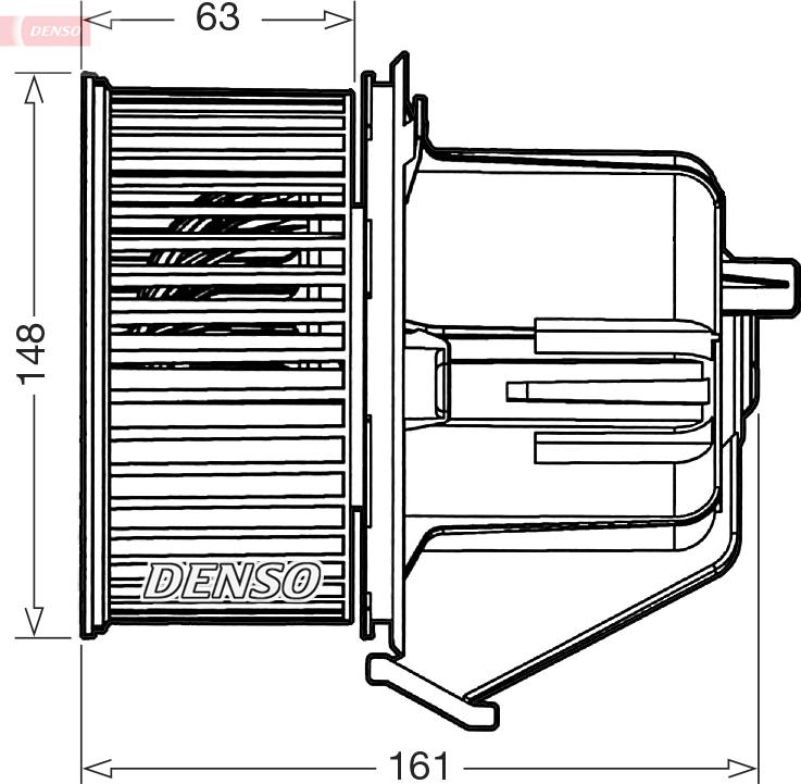 Denso DEA07027 - Dmuchawa