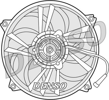 Denso DER21014 — Wentylator, chłodzenie silnika