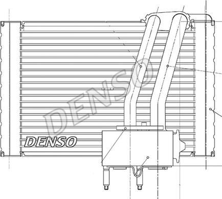 Denso DEV07005 - Parownik klimatyzacji