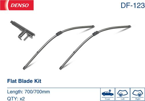 Denso DF-123 - Pióra wycieraczek