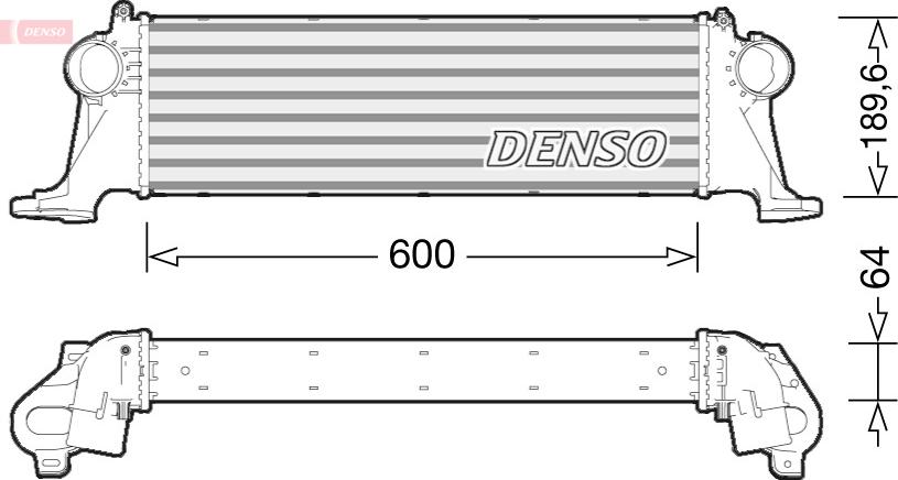 Denso DIT12004 — Chłodnica powietrza doładowującego