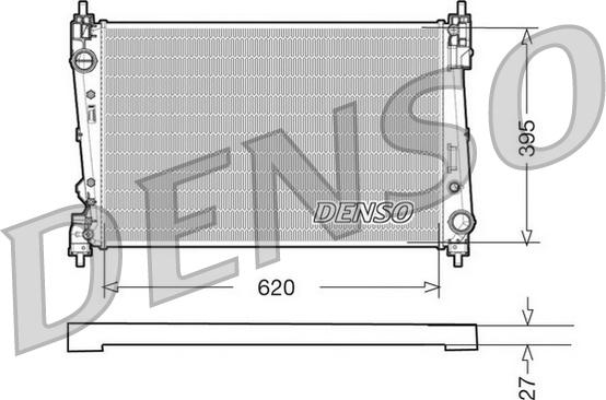 Denso DRM09112 - Chłodnica silnika