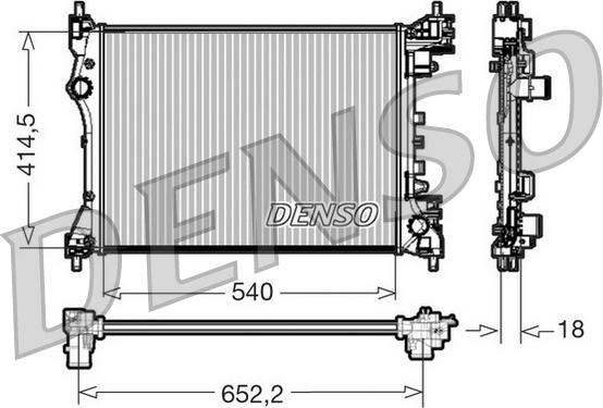 Denso DRM01005 — Chłodnica, układ chłodzenia silnika