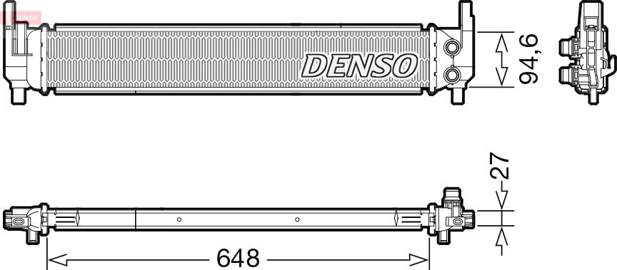 Denso DRM02042 — Chłodnica, układ chłodzenia silnika