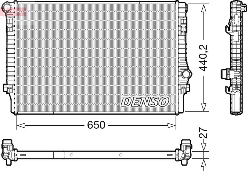 Denso DRM32049 — Chłodnica, układ chłodzenia silnika