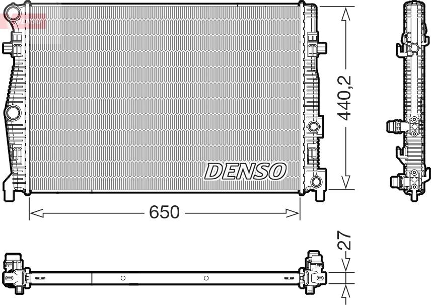 Denso DRM32061 — Chłodnica, układ chłodzenia silnika
