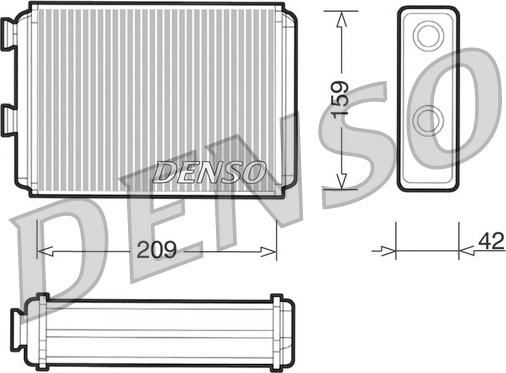 Denso DRR09070 - Nagrzewnica