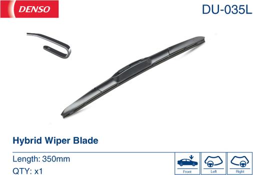 Denso DU-035L - WYCIERACZKI 350MM -1SZT DENSO HYBRID