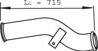 Dinex 21297 — Rura wydechowa