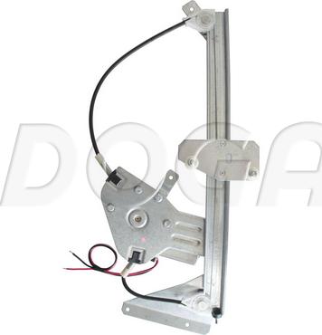 DOGA 100438 - PODNOŚNIK SZYBY SMART CITY-COUPE 07.98-01.07 PR PRZÓD Z SILNIKIEM