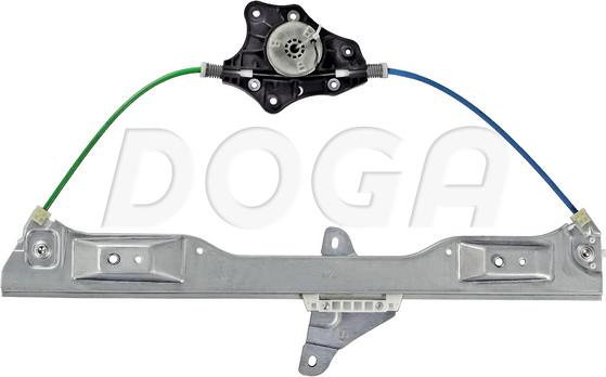 DOGA 100516 - PODNOŚNIK SZYBY OPEL CORSA D 07.06-08.14 PR PRZÓD BEZ SILNIKA KOMFORT