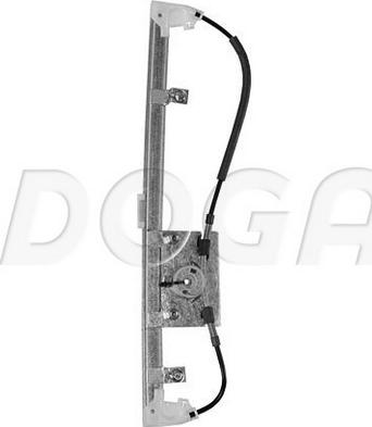 DOGA 101194 - PODNOŚNIK SZYBY OPEL VECTRA C 04.02-01.09 PR TYŁ BEZ SILNIKA KOMFORT