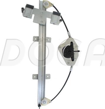 DOGA 101153 - PODNOŚNIK SZYBY FORD FIESTA V 11.01-06.08 LE PRZÓD BEZ SILNIKA