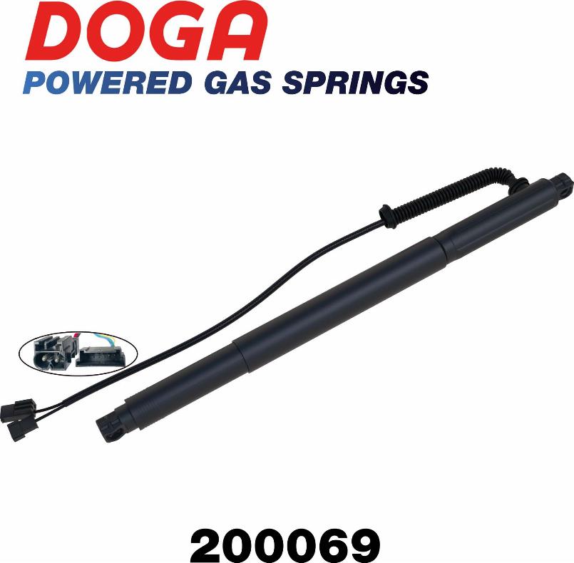 DOGA 200069 — Silnik elektryczny, tylna pokrywa