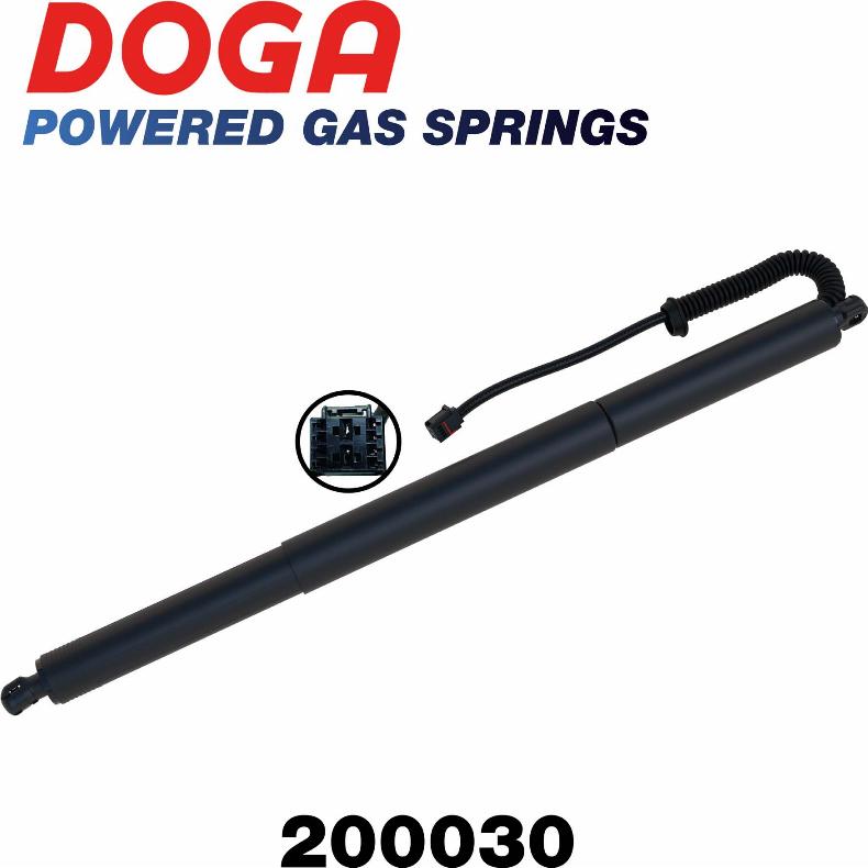 DOGA 200030 — Silnik elektryczny, tylna pokrywa