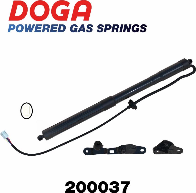DOGA 200037 — Silnik elektryczny, tylna pokrywa