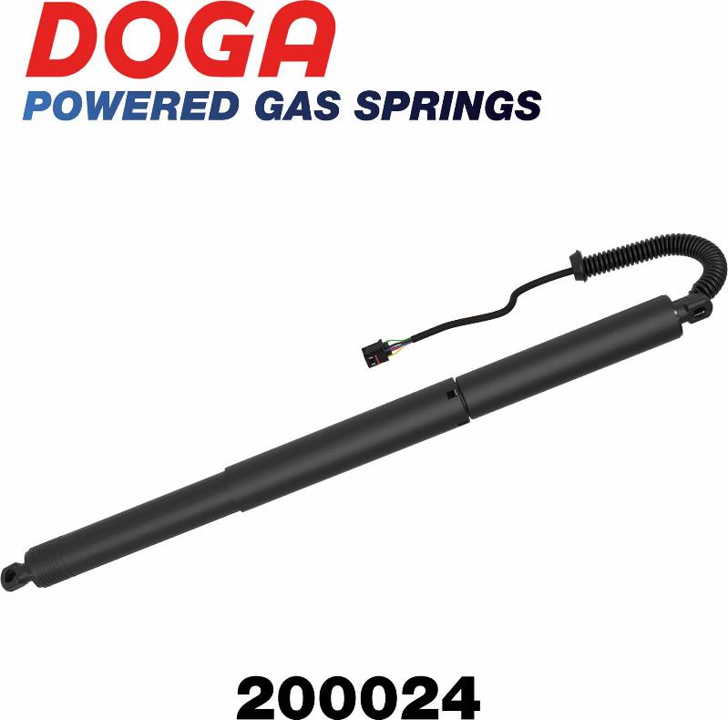 DOGA 200024 — Silnik elektryczny, tylna pokrywa