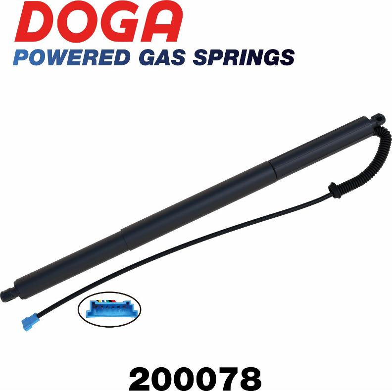 DOGA 200078 - SIŁOWNIK ELEKTRYCZNY POKRYWY BAGAŻNIKA BMW X3 09.10-08.17 PR