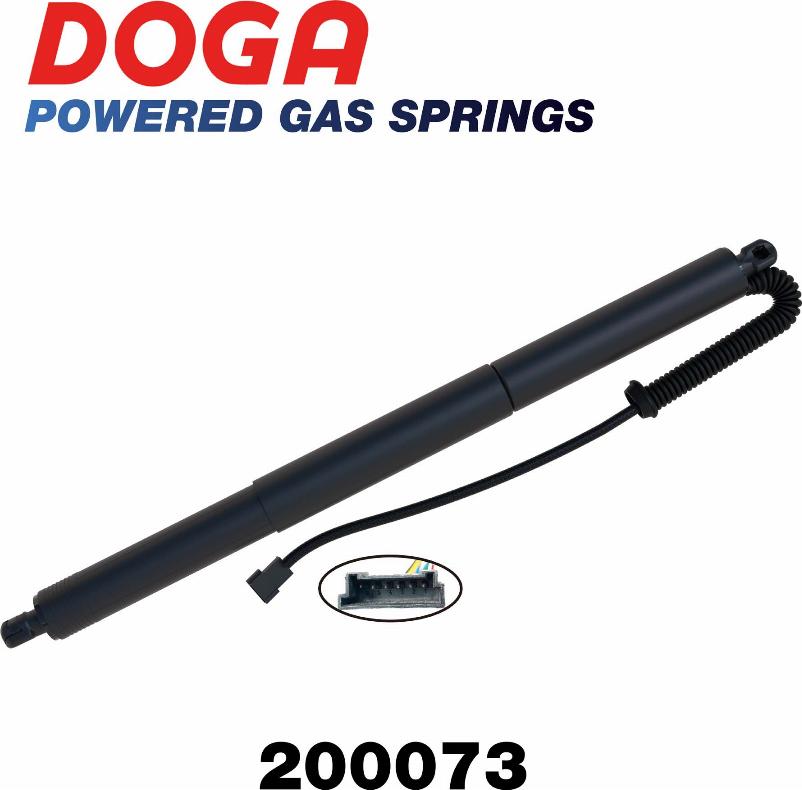 DOGA 200073 — Silnik elektryczny, tylna pokrywa