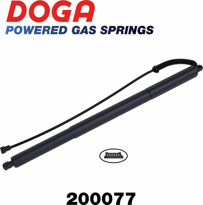 DOGA 200077 — Silnik elektryczny, tylna pokrywa