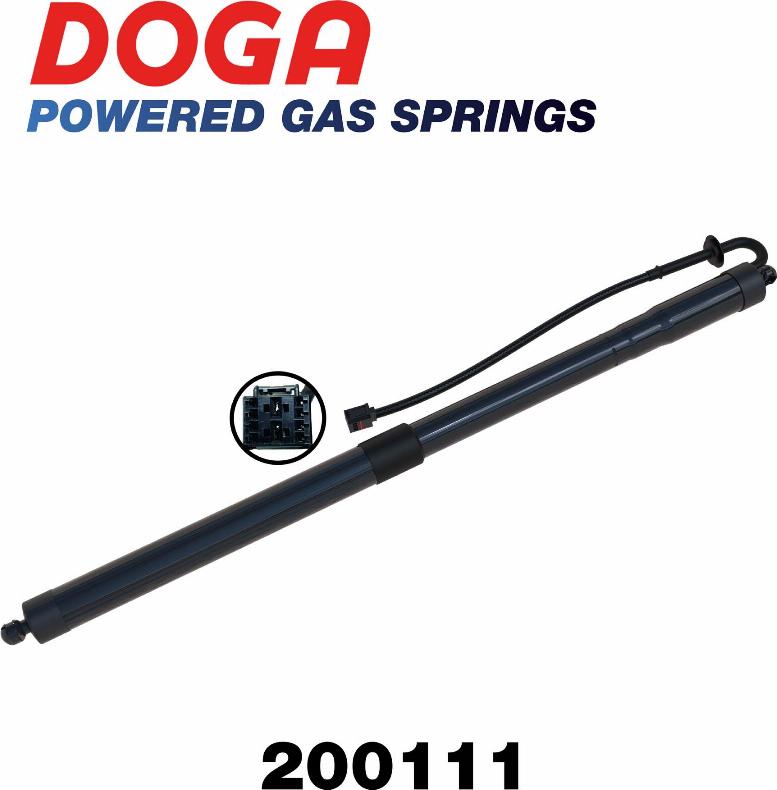 DOGA 200111 — Silnik elektryczny, tylna pokrywa