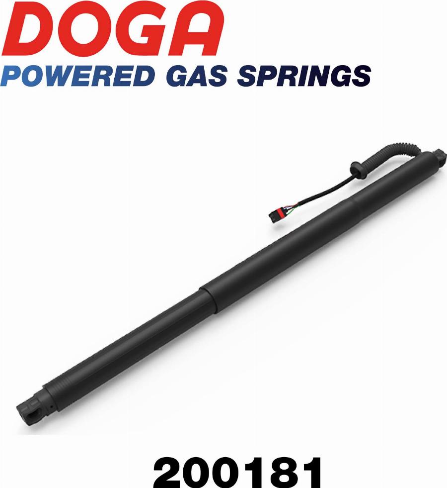 DOGA 200181 — Silnik elektryczny, tylna pokrywa